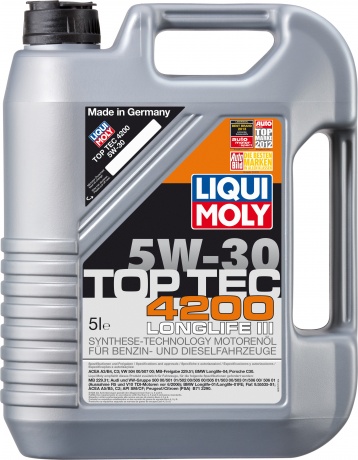 Масло моторное синтетическое LIQUI MOLY Top Tec 4200 5W30, 5л 7661