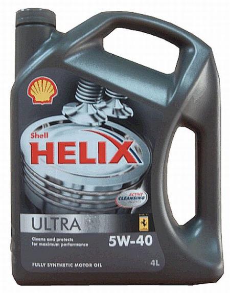 Масло моторное в двигатель Shell Helix Ultra 5W40 4 л (синтетика) 550021556