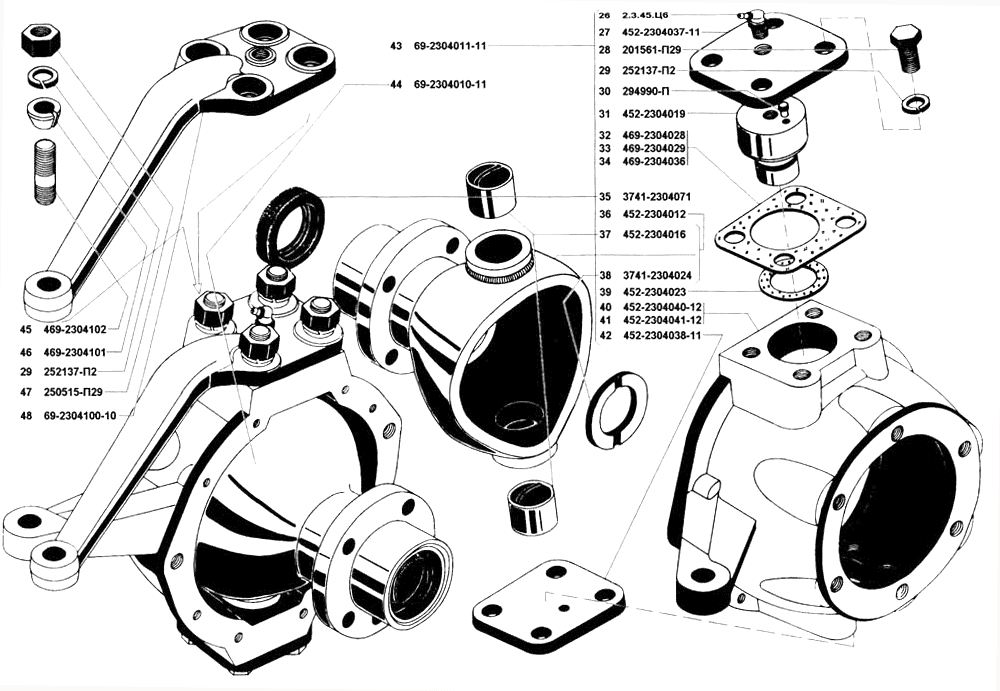 Каталог запчастей уаз 452 буханка нового образца