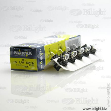   10   BAX10S 12V 1,2W BAX8,3S/1,35 BLACK 17036