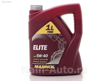    MANNOL  ELITE . 5W40, SN/CF, ACEA A3/B4 (4 + 1 ) EX50410