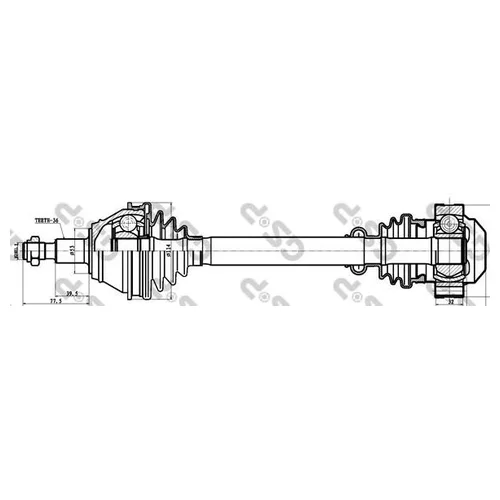    AUDI A3 I/SKODA/VW GOLF IV 1.8T-2.8 98-06 . 261123