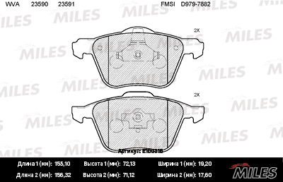   (VOLVO S60 / V70 / S80 / XC70 / XC90 98-) E100316 E100316