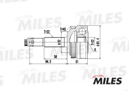  OPEL VECTRA A 1.4-1.6 88-95 . +ABS GA20364