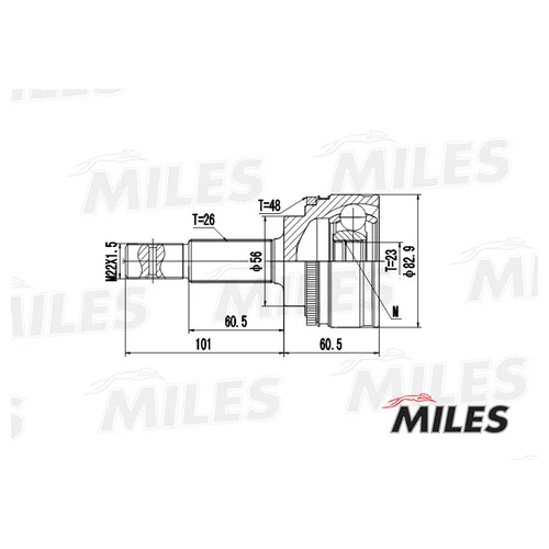  TOYOTA AVENSIS 1.8/2.0 97-01 .(ABS) GA20452 GA20452