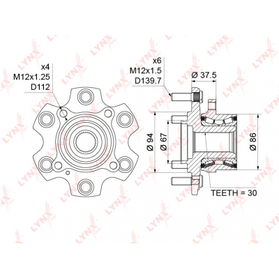     MITSUBISHI PAJERO III 2.5D-3.8 01> / IV(V8 ) 3.2D-3.8 06> WH1177