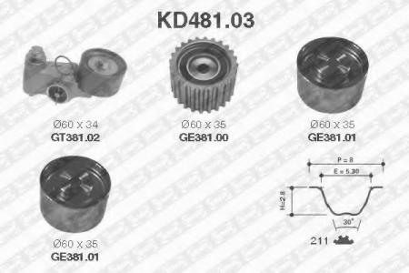    SUBARU FORESTER/IMPREZA 1992 - KD48103