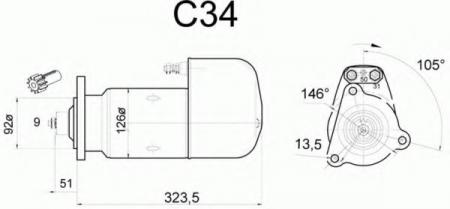  24V 5.4KW Z=9  19024010