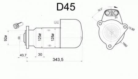  24V 6.6KW Z=12  19024085