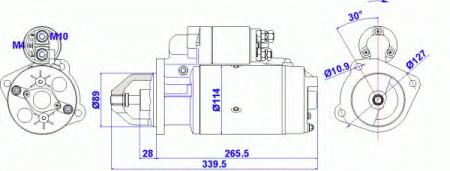  24V 4.0KW Z=10 19024264