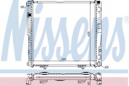 W124   (NISSENS) (NRF) (.) 62748A