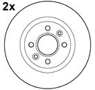 BREMSSCHEIBE 15116/2