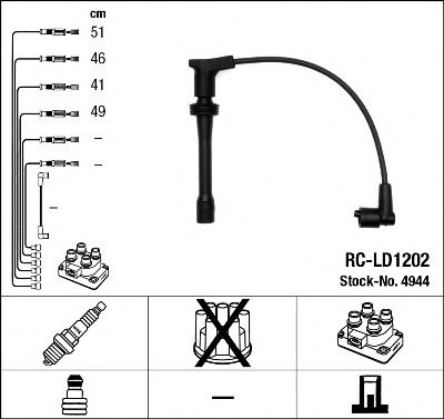 4944 / RC-LD1202     1,5 16V LADA 110, LADA 111, LADA 112 4944