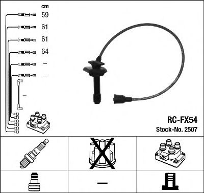 RC-FX54 (2507) SUBARU LEGACY 2.5I 96- -  2507