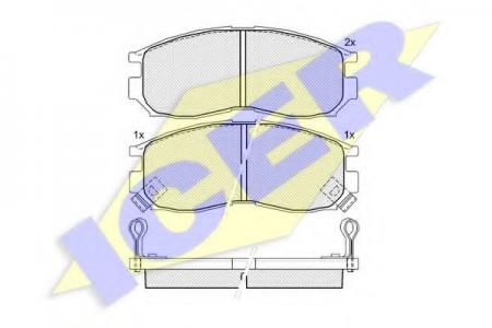 180771 (21647) MITSUBISHI GALANT 88- F 180771