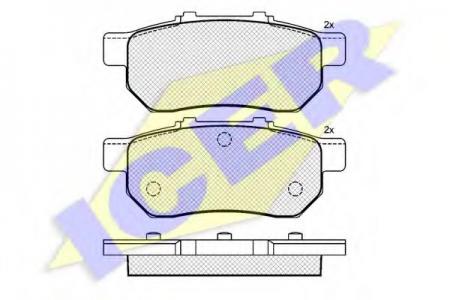 180960 (21738) HONDA CIVIC 92- R 180960