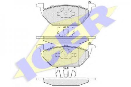 181338 (21974) VW GOLF 96-05 F 181338