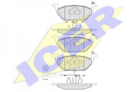 181349 (23131) VW GOLF 96-05 F 181349
