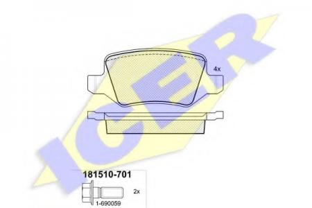 181510-701 (23138) MB W168 A-CLASSE/VANEO R 181510-701