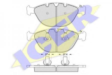 181547 (23448) BMW X5 (E53) 03-07 F 181547