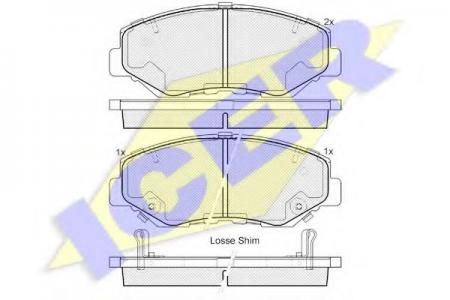 181558 (23868) HONDA ACCORD 03- 181558