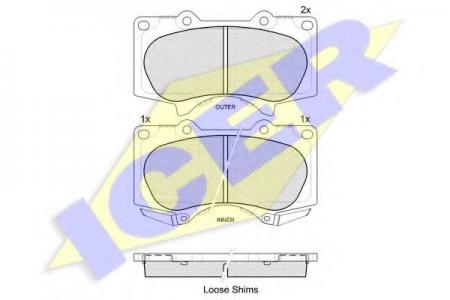 181665 (24024) TOYOTA LANDCRUISER (J12) 03- F 181665
