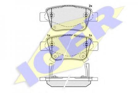 181688 (23620) TOYOTA AVENSIS 03- R 181688