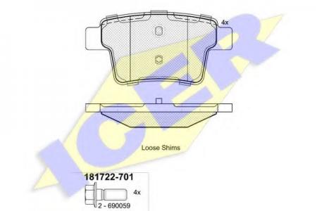 -  FRD MONDEO 1.8SCI/2.2TDCI/3.0 V6 24V 00-  181722701