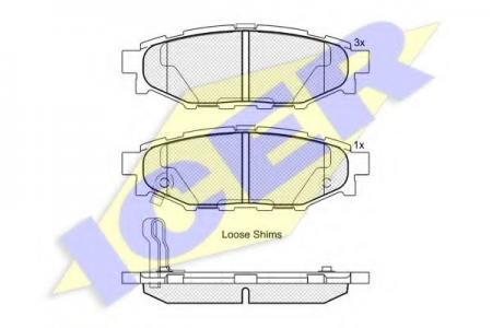 181759 (24271) SUBARU LEGACY 03- R 181759