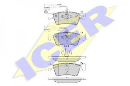 181815 (24367) VW TOUAREG 2.5TDI 03- R 181815