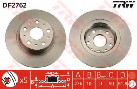    ALFA ROMEO: 166 98-,  LANCIA: KAPPA 94-01, KAPPA SW 96-01, KAPPA  96-01 DF2762