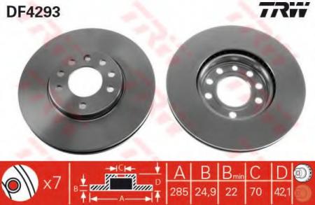    FIAT: CROMA 05-,  OPEL: SIGNUM 03-, VECTRA C 02-, VECTRA C GTS 02-, VECTRA C  03-,  SAAB: 9-3 02-, 9-3  03-, 9-3  DF4293