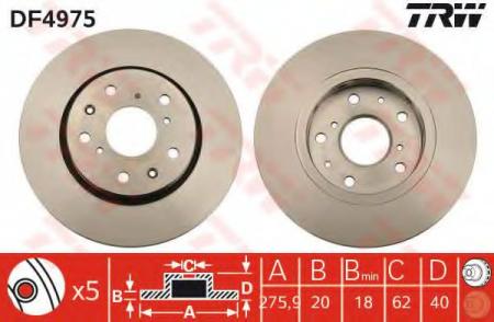 BREMSSCHEIBE DF4975