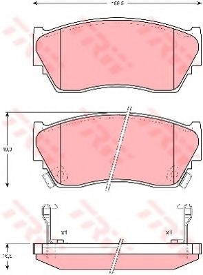     NISSAN: 100 NX 90-94, SUNNY III 90-95, SUNNY III HATCHBACK 90-95, SUNNY III LIFTBACK 90-95 GDB1012