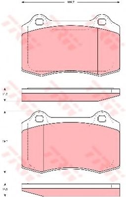    DAIMLER: DAIMLER 97-,  JAGUAR: XJ 97-03, XK 8 CONVERTIBLE 98-, XK 8  98- GDB1537