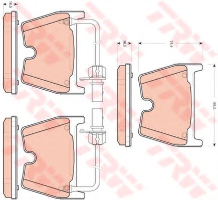   AUDI A4 RS4 4.2 05-09/R8 4.2 07-  GDB1688