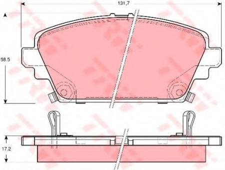     HONDA: ACCORD VII 98-02, ACCORD VII AERODECK 98-, ACCORD VII HATCHBACK 99-02,  MG: MG ZR 01- GDB3186