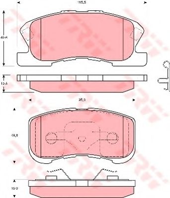     DAIHATSU: MOVE 98-, SIRION 98-05 GDB3220