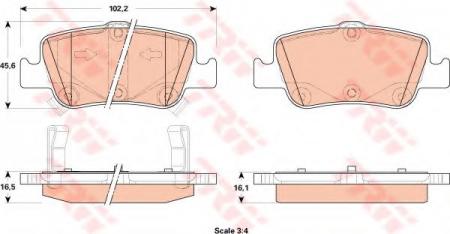    TOYOTA: ALTIS  (E15_, E14_) 07-, AURIS (_ZE15_, _RE15_) 06-, COROLLA (_E11_) 97-02 , COROLLA  (_E12J_, _E12T_) 01- GDB3480