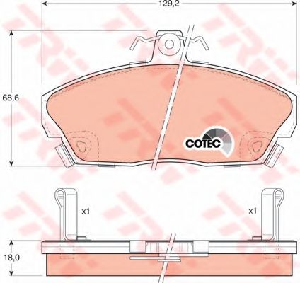     HONDA: CIVIC IV FASTBACK 94-97, CIVIC V AERODECK 98-01, CIVIC V FASTBACK 97-01, CIVIC VI HATCHBACK 02-05, CONCERTO 89-96, CONCERTO  8 GDB496