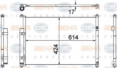 KONDENSATOR, TIEFE  17 MM 8FC351304351