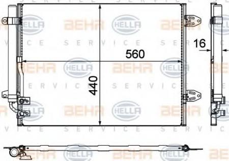 KONDENSATOR, TIEFE  16 MM 8FC351319421