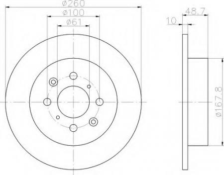 BREMSSCHEIBE 8DD355110331