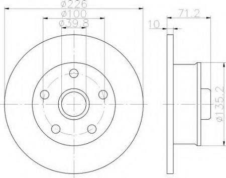 BREMSSCHEIBE 8DD355113411