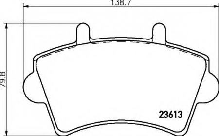 BREMSBELAGSATZ 8DB355010021