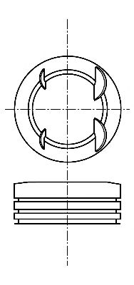 PISTONS SINGLE 87-787006-00