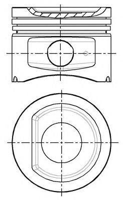 PISTONS SINGLE 87-154600-00