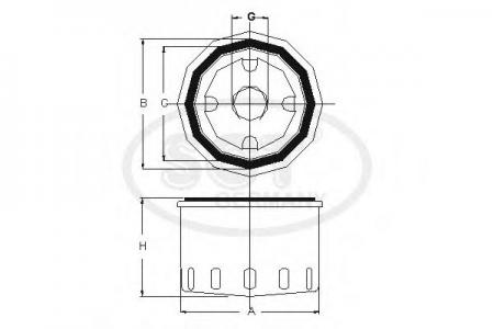 ФИЛЬТР МАСЛЯНЫЙ SM128