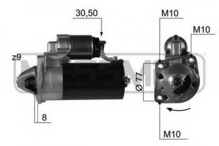  12V 2.0KW FORD C-MAX 08-07 1.8TDCI/FOCUS L 220416