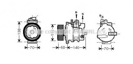  . AUDI A4 1.6/1.8T/2.0/FSI 11/00-] AIK266